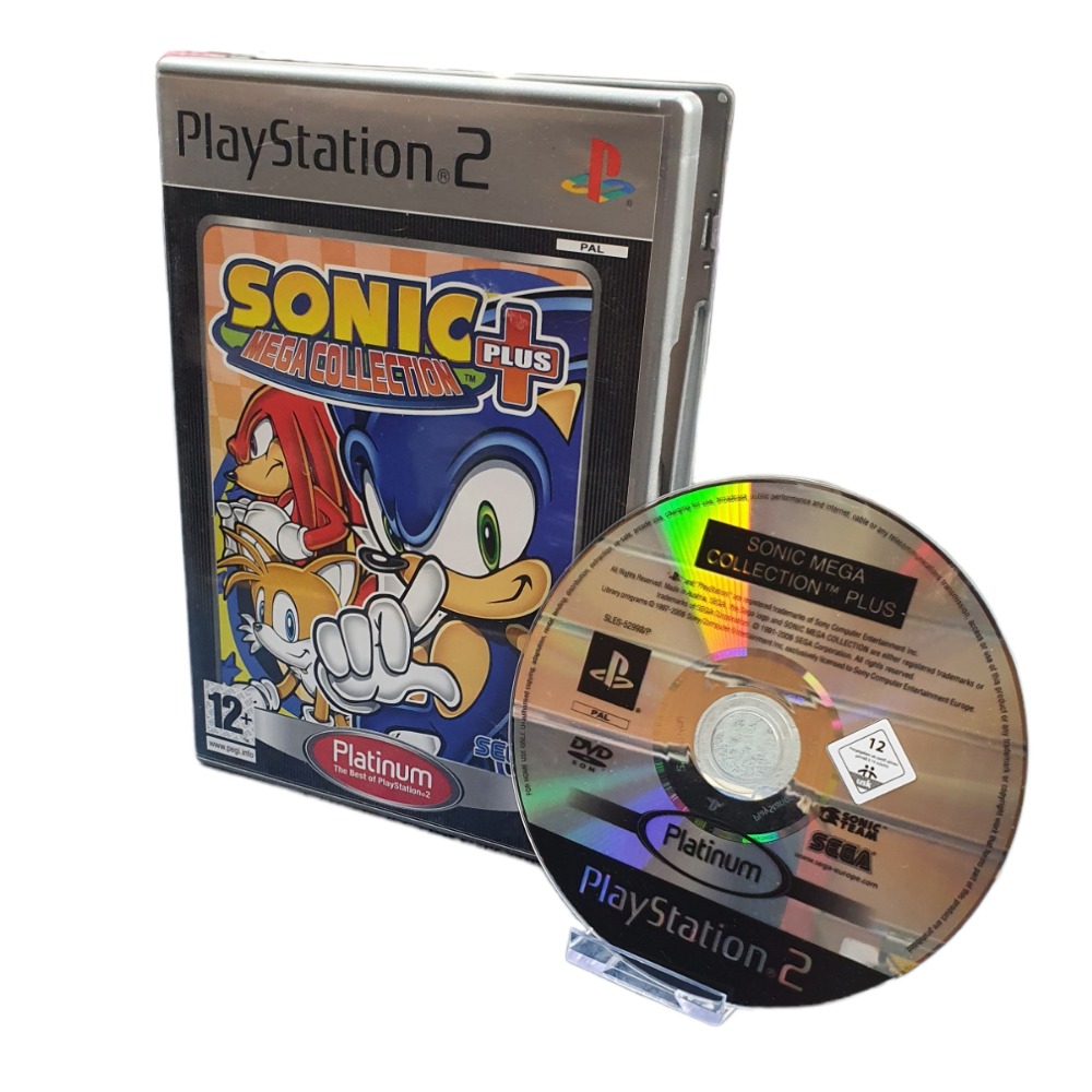 Jeu Sonic Mega Collection Plus Pour PlayStation 2 (PS2) - Version FR - Très Bon état (sans Notice)